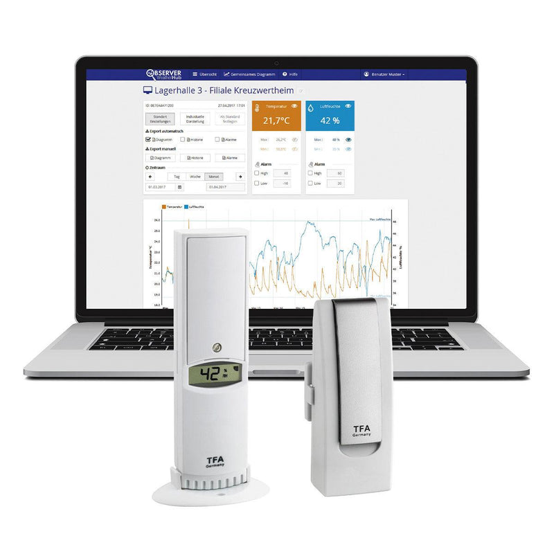 TFA WeatherHub OBSERVER Temperature & Humidity Transmitter - The Temperature Shop