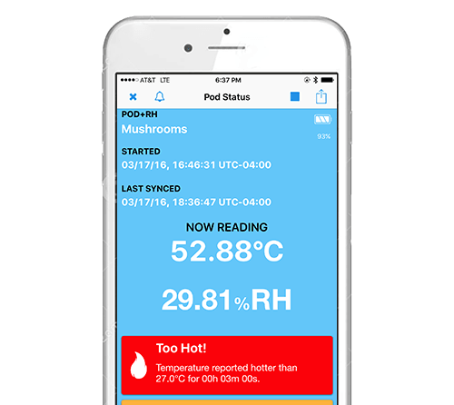 Verigo Pod Humidity PA3 Bluetooth Datalogger - The Temperature Shop