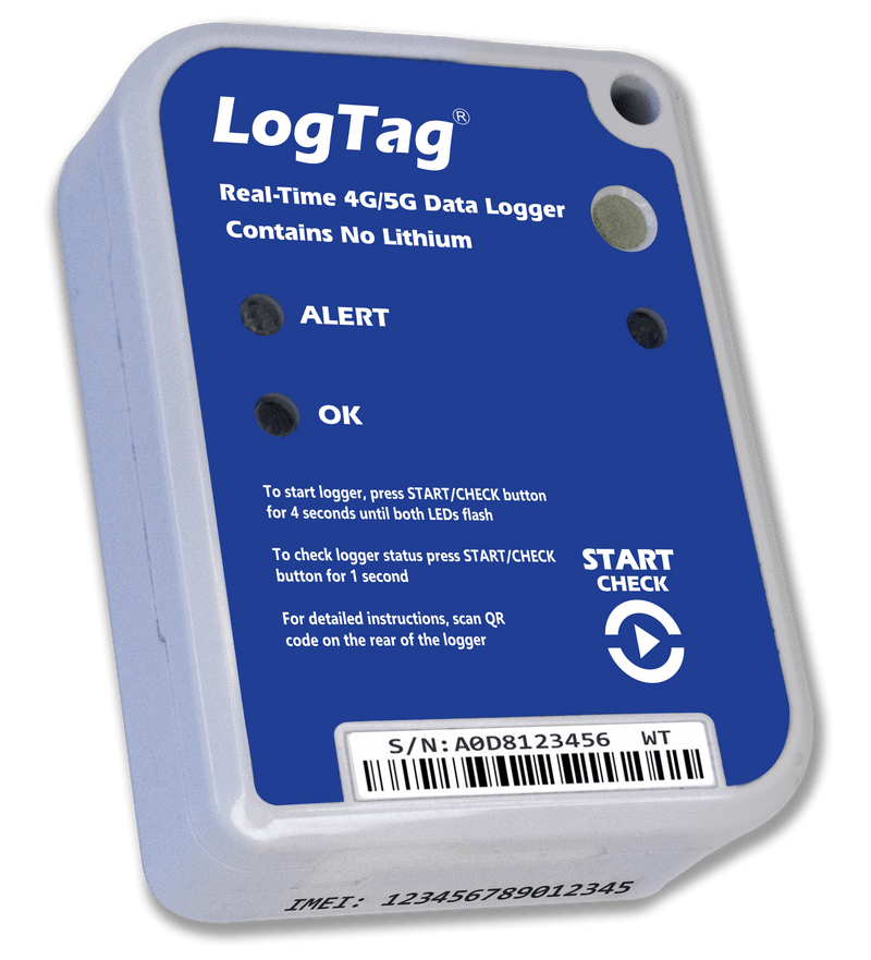 LogTag LT5GEO Logger with GPS, Temperature, Humidity, Shock, and Light Sensors