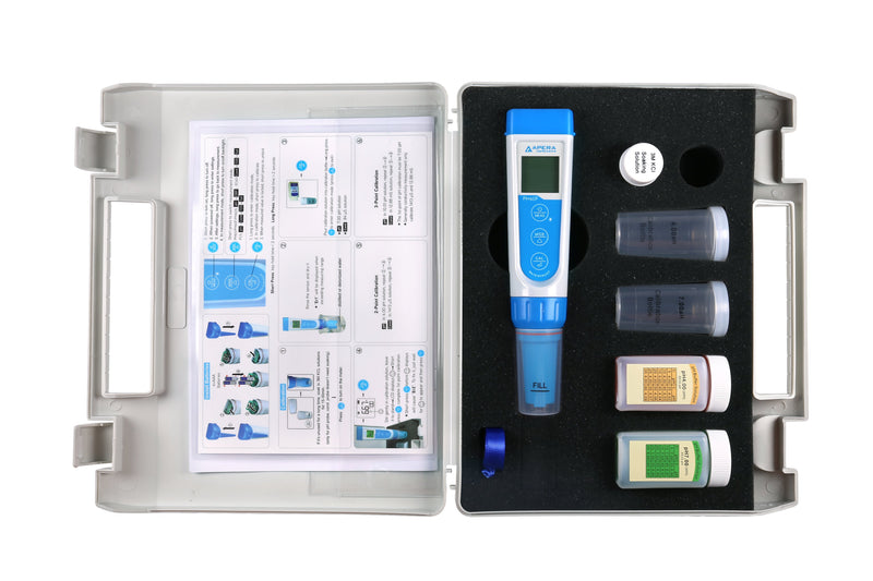 Apera PH60F Flat Surface Portable Pen pH Meter Kit