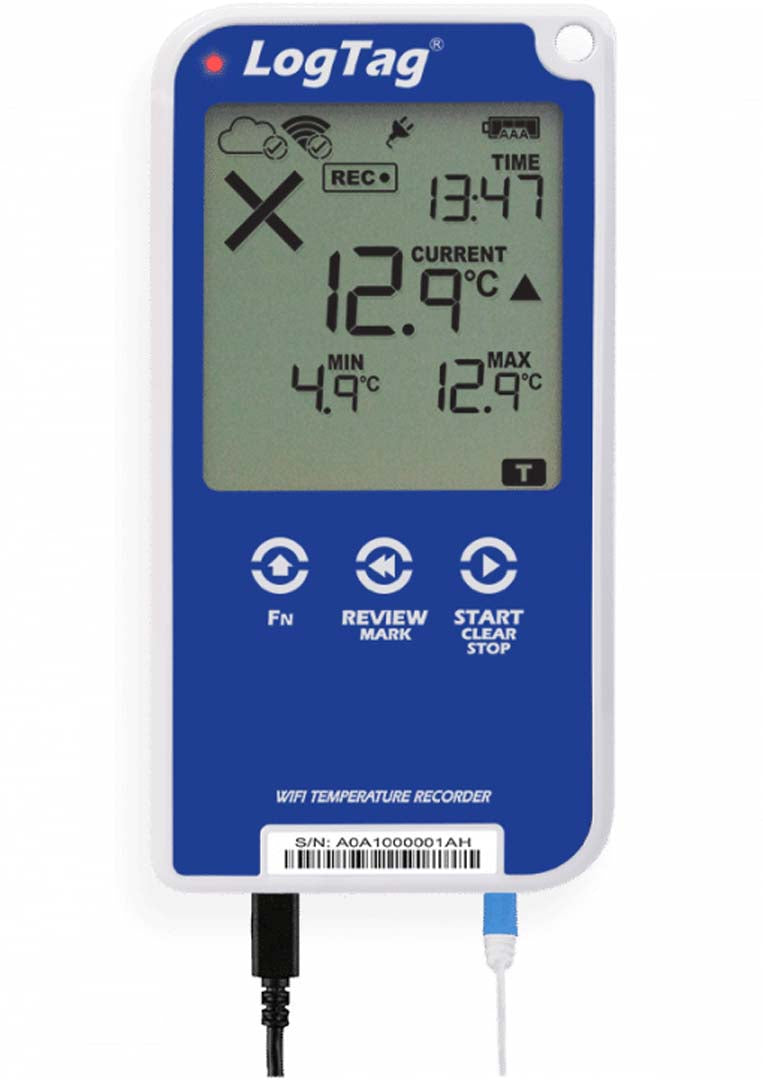 LogTag Single-Channel LCD WiFi Data Logger Kit