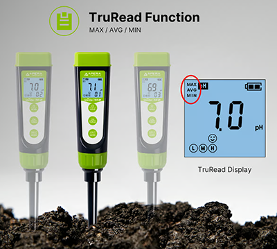 Apera GroStar® GS2 Soil pH Pen Tester (Gen II)
