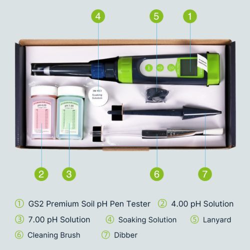 Apera GroStar® GS2 Soil pH Pen Tester (Gen II)