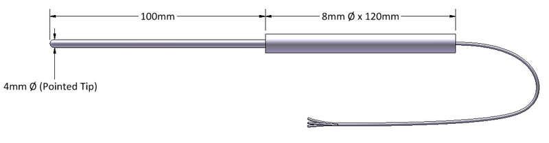 Temperature Probe K-Type Thermocouple for Oven Cooking